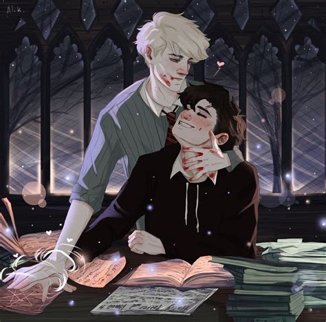 draco malfoy x harry potter fan art